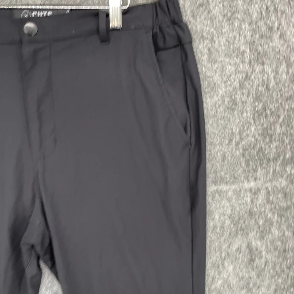 Cuts Pants Mens XL Black Technical Stretch Tapered Athletic AO Joggers